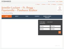 Tablet Screenshot of jenniferlockart.com